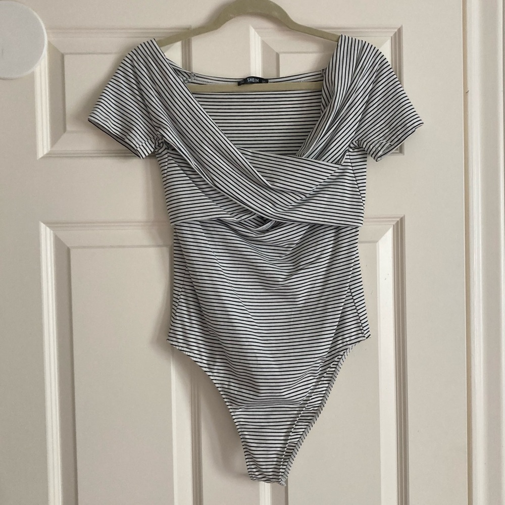 SHEIN Striped Bodysuit
